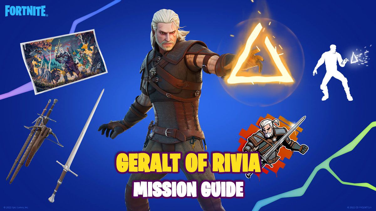 Geralt z Rivii w Fortnite: Jak zdobyć jego strój, wykonując jego zadania