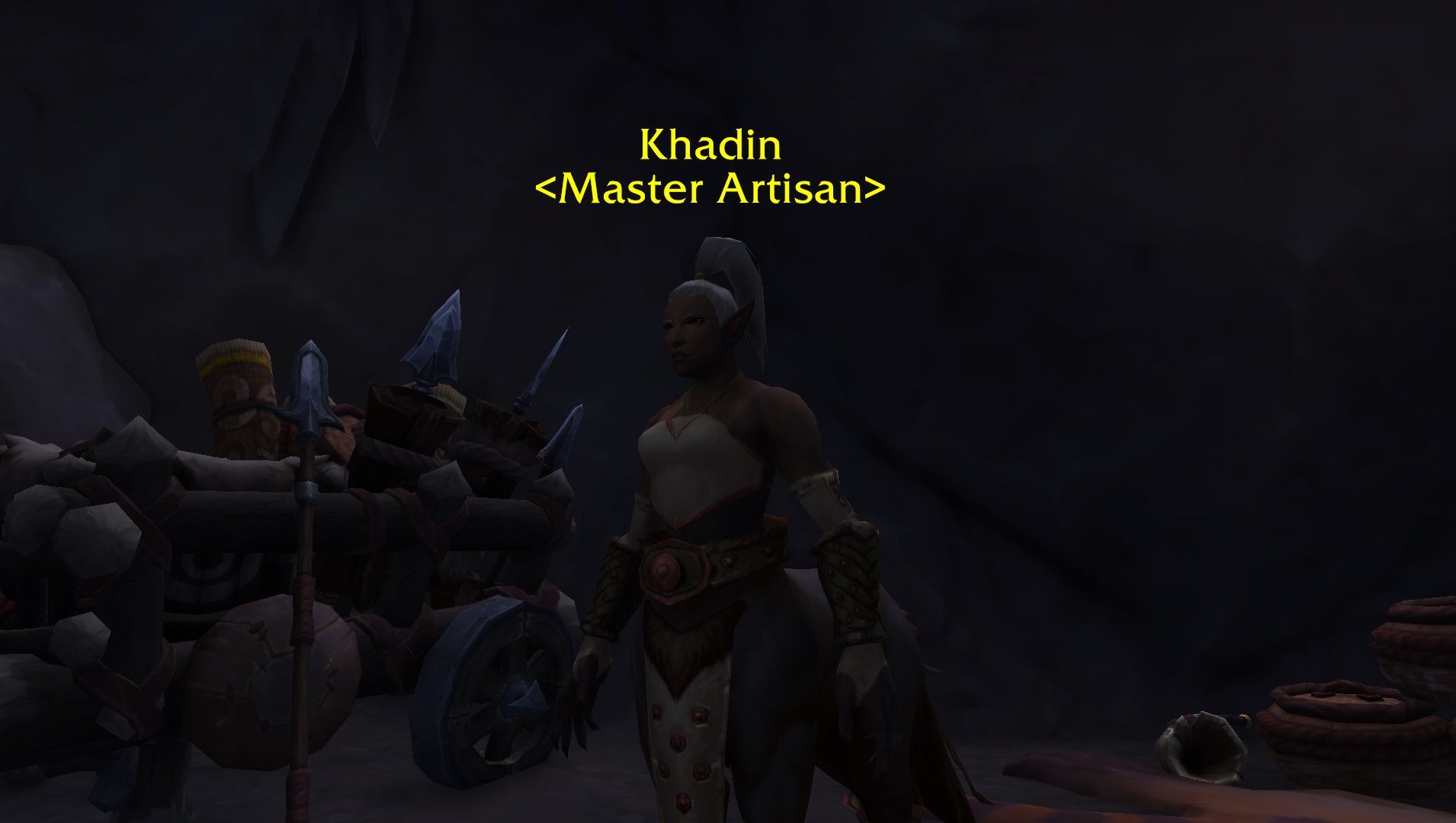 Khadin, Mistrz Rzemiosła, w Jaskini Khadina w World of Warcraft.
