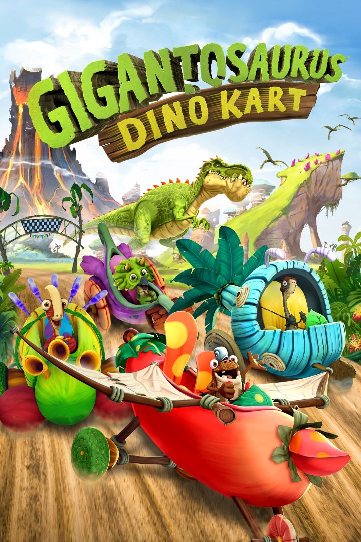Gigantozaur: Dino Kart Box Art