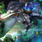 Astronaut Singed leaping in League of Legends