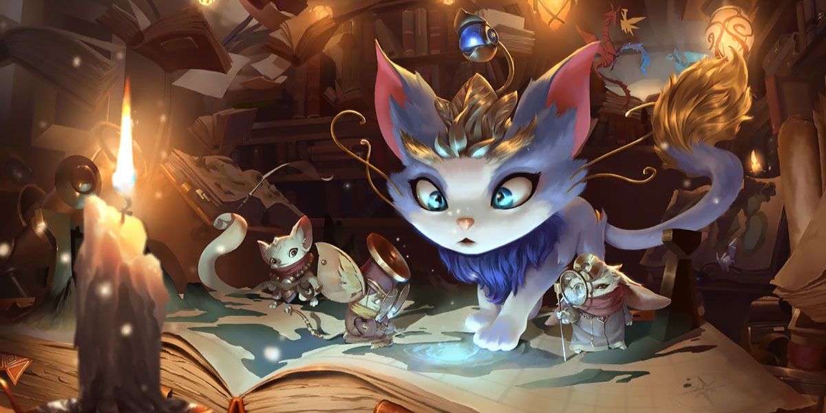 Yuumi w Legends of Runeterra