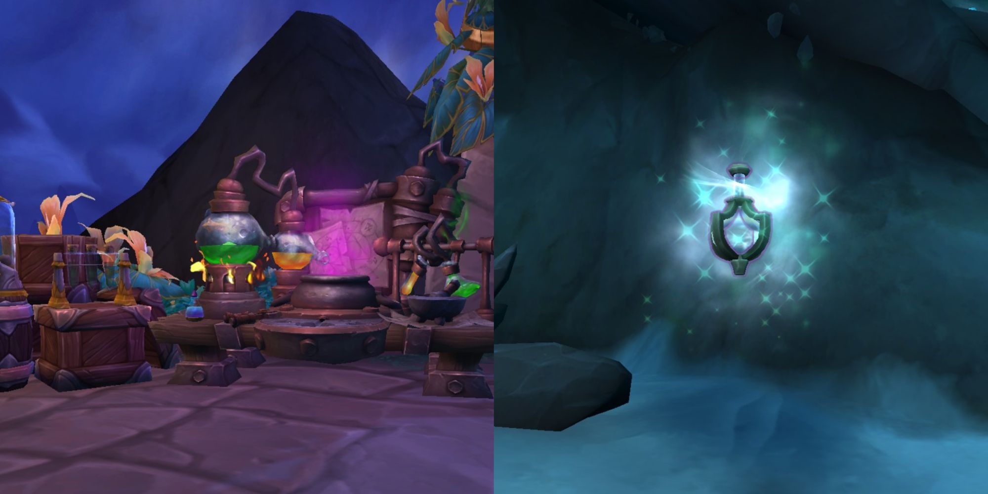 World Of Warcraft Dragonflight Ławka alchemiczna i skarby wiedzy