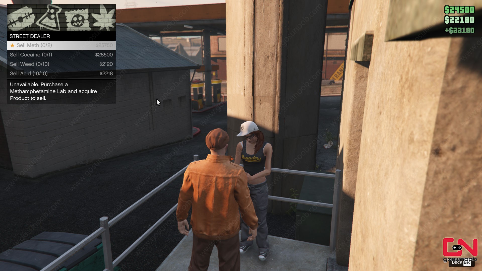 Dzisiejsze lokalizacje ulicznych dilerów GTA Online