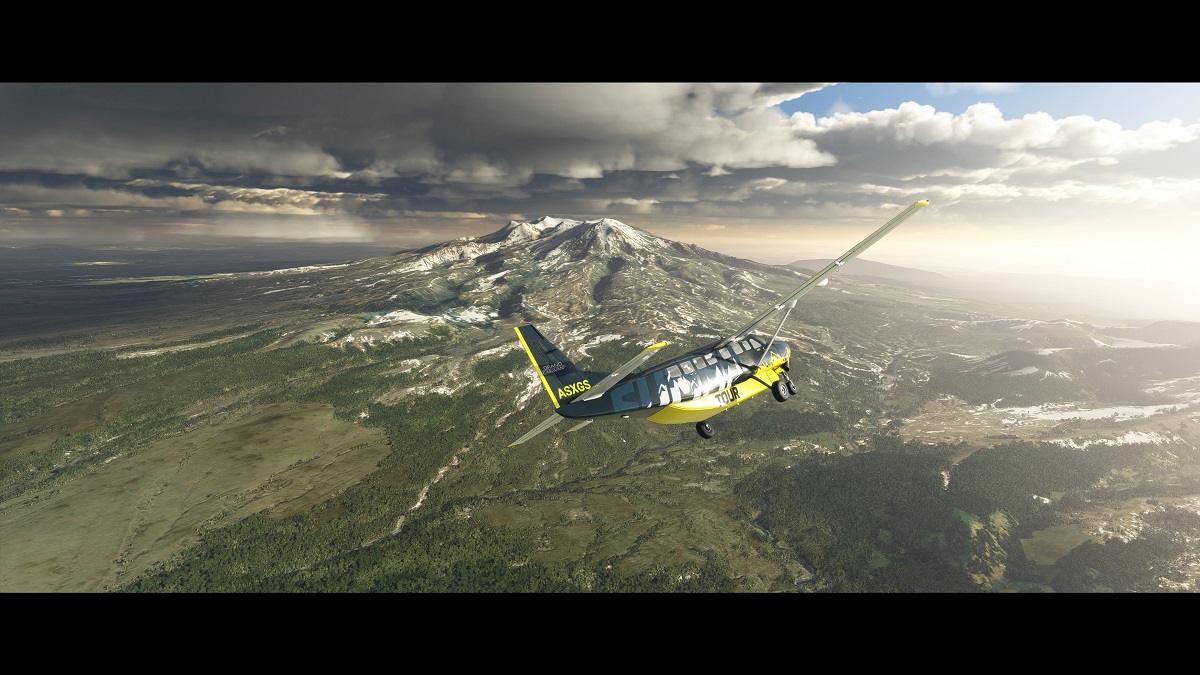 Zrzut ekranu Microsoft Flight Simulator Nowa Zelandia