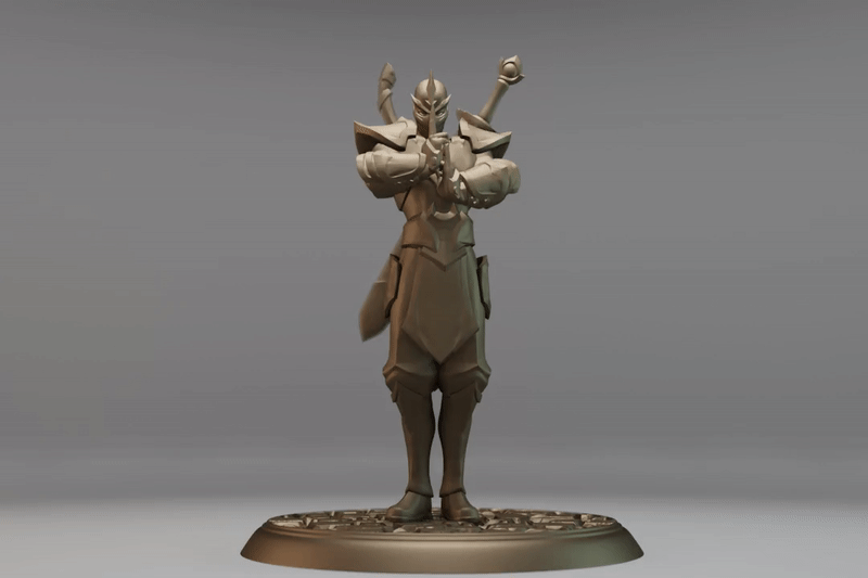 shen3.gif Free STL file SHEN - LEAGUE OF LEGENDS・3D printing model to download