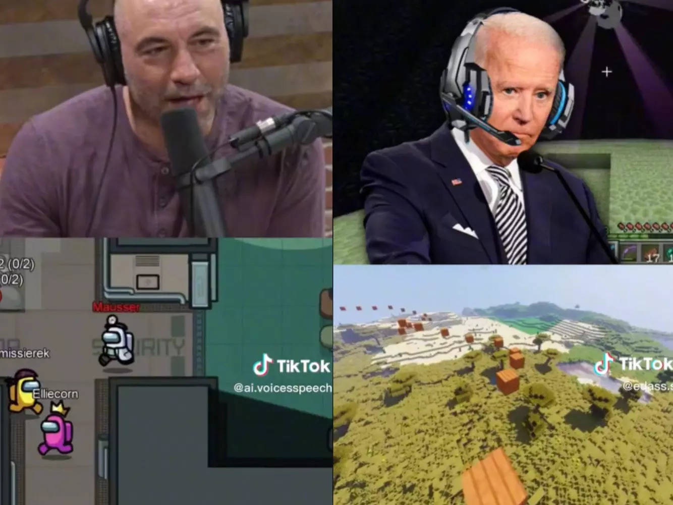 TikTokerzy używają sztucznej inteligencji, aby Joe Biden mówił o „zdobyciu dziwek”, Obama porzucił slang Minecrafta, a Trump chwalił się, jaki jest świetny w Fortnite