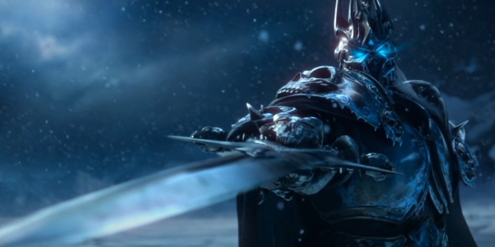 World of Warcraft, Król Lisz dzierżący przeklęty miecz Frostmourne