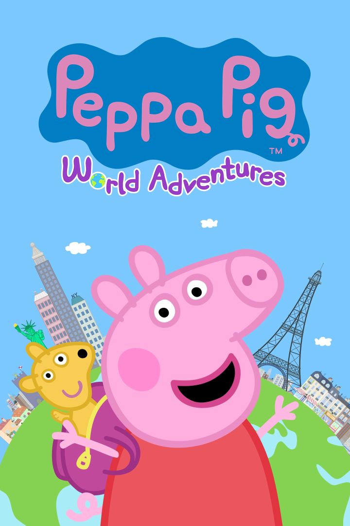 Świnka Peppa: Światowe przygody Zasób artystyczny w pudełku