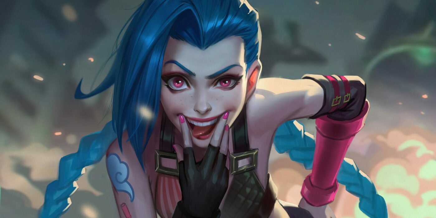 Jinx z Closet Cosplay „League of Legends” to luźna armata