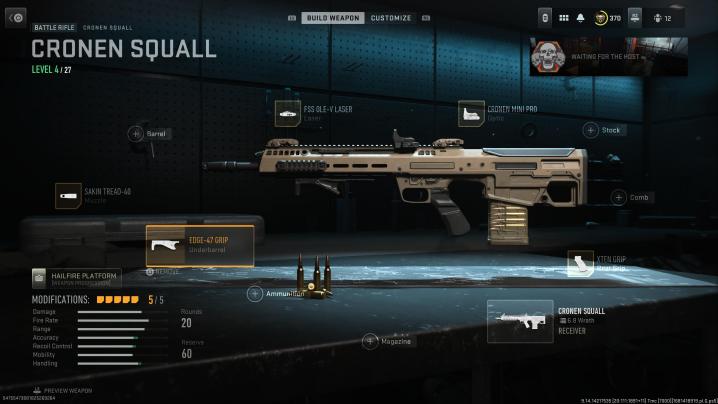 Szkwał Cronen w Warzone 2.0.