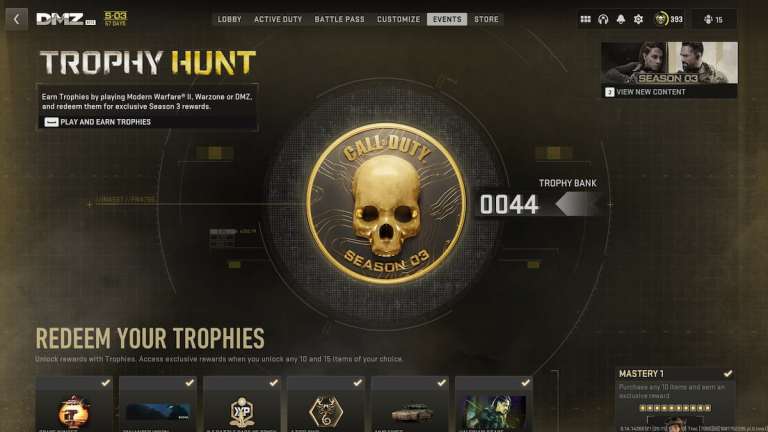 Wszystkie wyzwania i nagrody związane z wydarzeniem Trophy Hunt w MW2 i Warzone 2