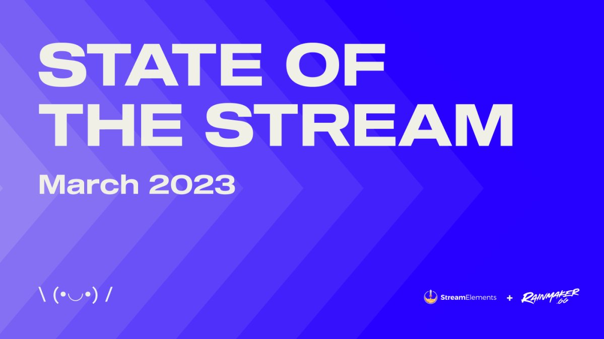 StreamElements: stan strumienia, marzec 2023 r