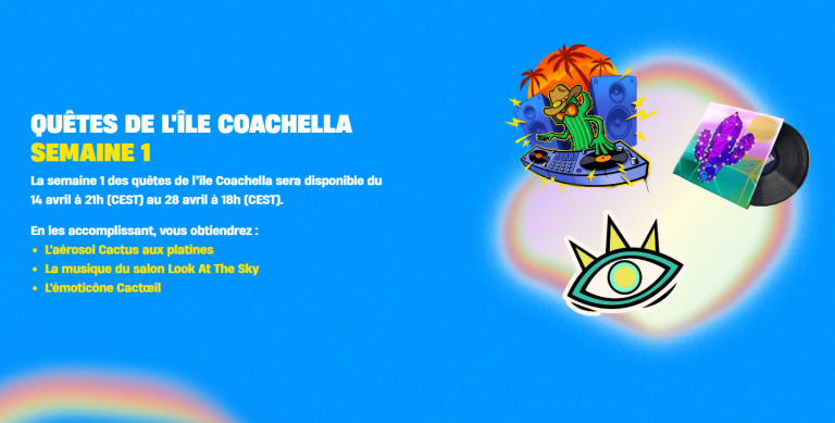Coachella x Fortnite: skomentuj szybko toutes les récompenses de l'événement? Coachella x Fortnite: skomentuj szybko toutes les récompenses de l'événement?