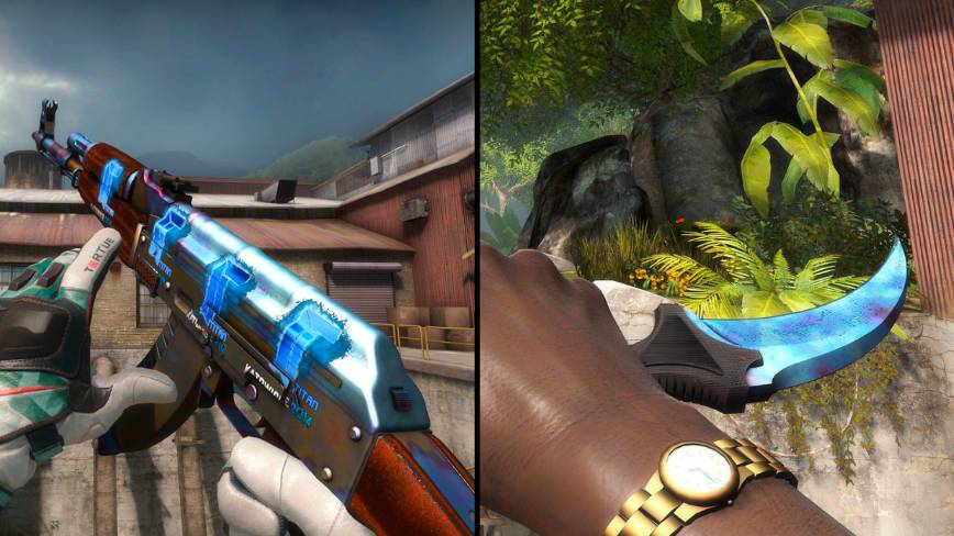 Gracz wydaje 500 000 $ prawdziwych ludzkich pieniędzy na skórkę i nóż Counter Strike AK-47