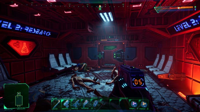 Wnętrze System Shock