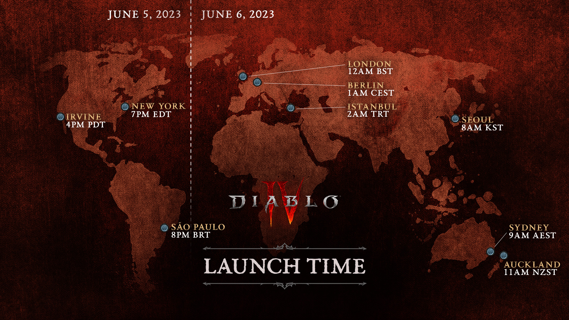 Oficjalne godziny premiery Diablo 4