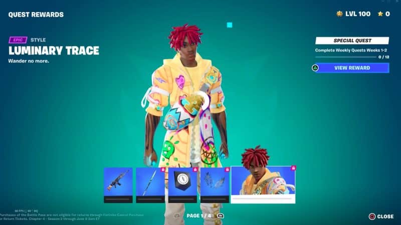 Fortnite Rozdział 4 Sezon 3 Przepustka bojowa