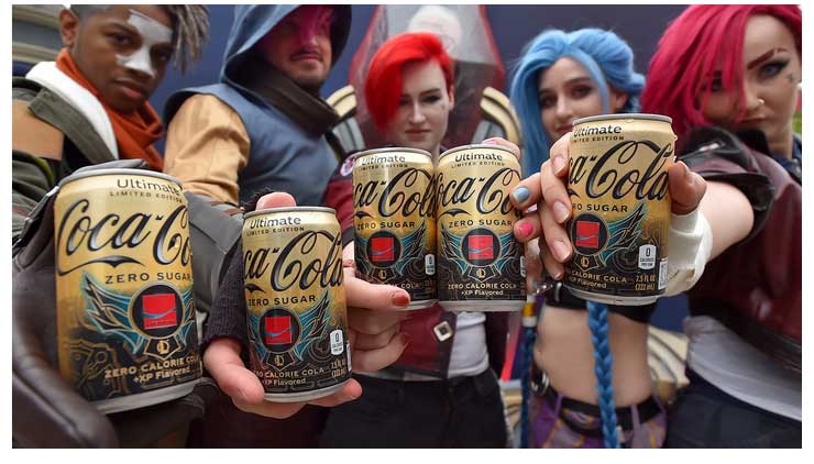 Coca-Cola współpracuje z graczami League of Legends w limitowanej edycji + XP Coke Flavour