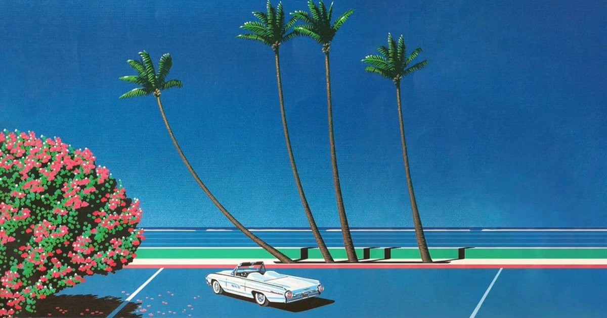 OutRun spotyka Hockneya: odkrywanie świetlistych przestrzeni gier wideo Hiroshi Nagai