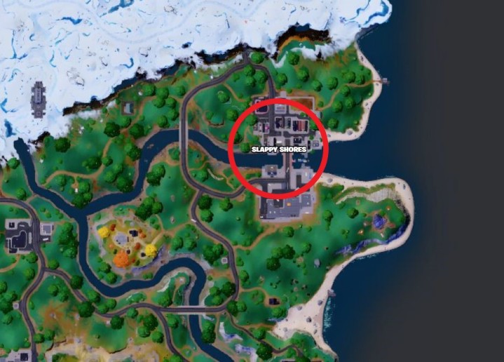 Slappy Shores w Fortnite.