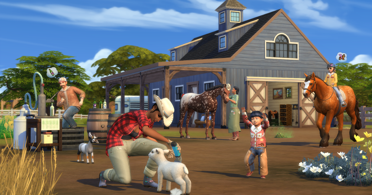 Dodatek Horse Ranch do The Sims 4 jest oficjalny i pojawi się 20 lipca