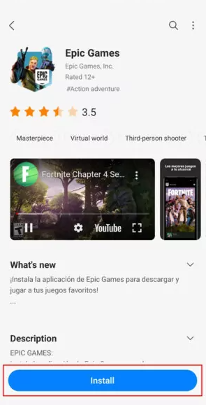 Jak zainstalować Fortnite ze sklepu Samsung Galaxy