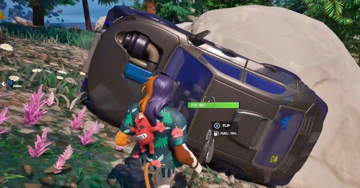 Jak odwrócić pojazd w Fortnite