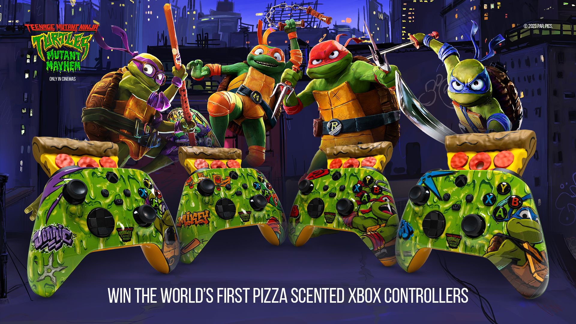 Pierwszy Xbox o zapachu pizzy i kontroler TMNT: Mutant Mayhem