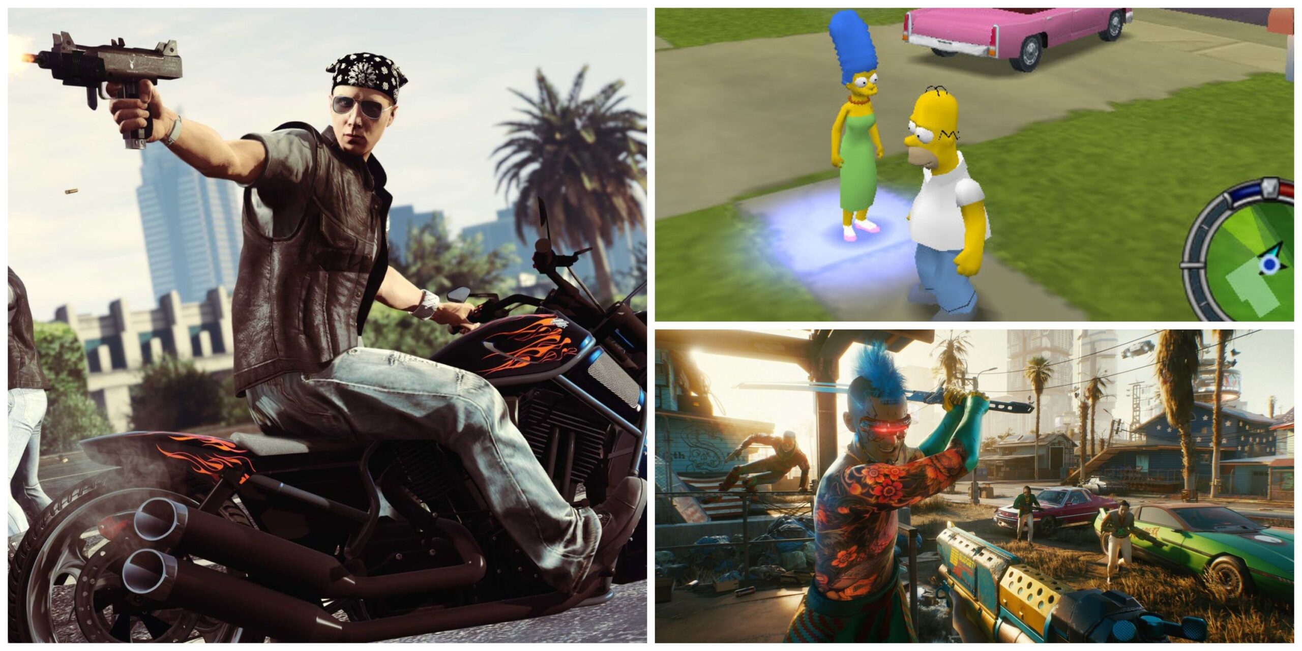 Gry z otwartym światem inspirowane grą Rockstar Grand Theft Auto