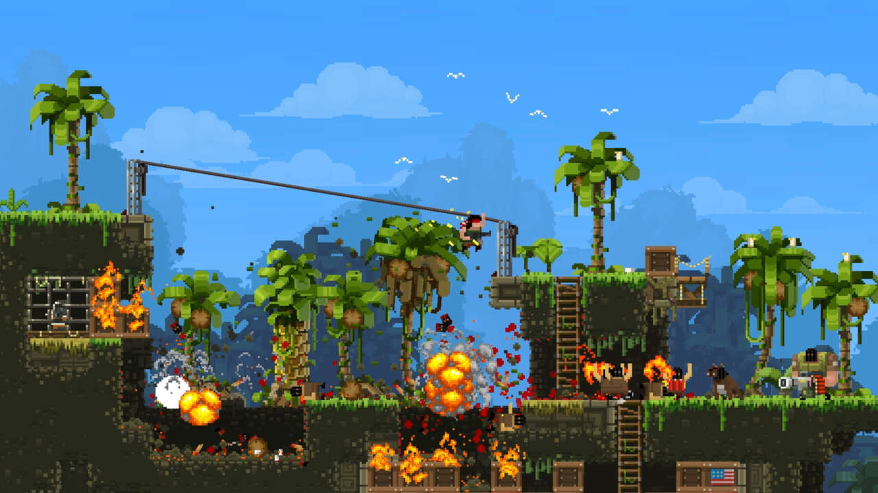 Broforce otrzymuje ogromną aktualizację „Broforce Forever” i wkrótce się pojawi