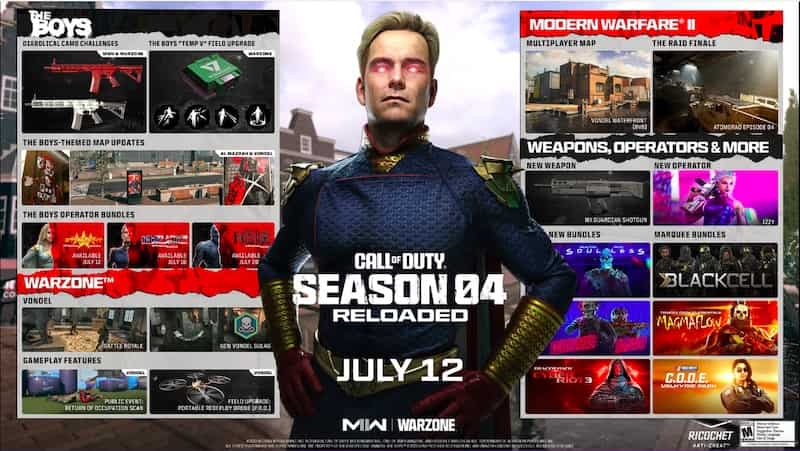 Call Of Duty Modern Warfare 2 i Warzone 2 Sezon 4 ponownie załadowany, aby dodać operatorów chłopców