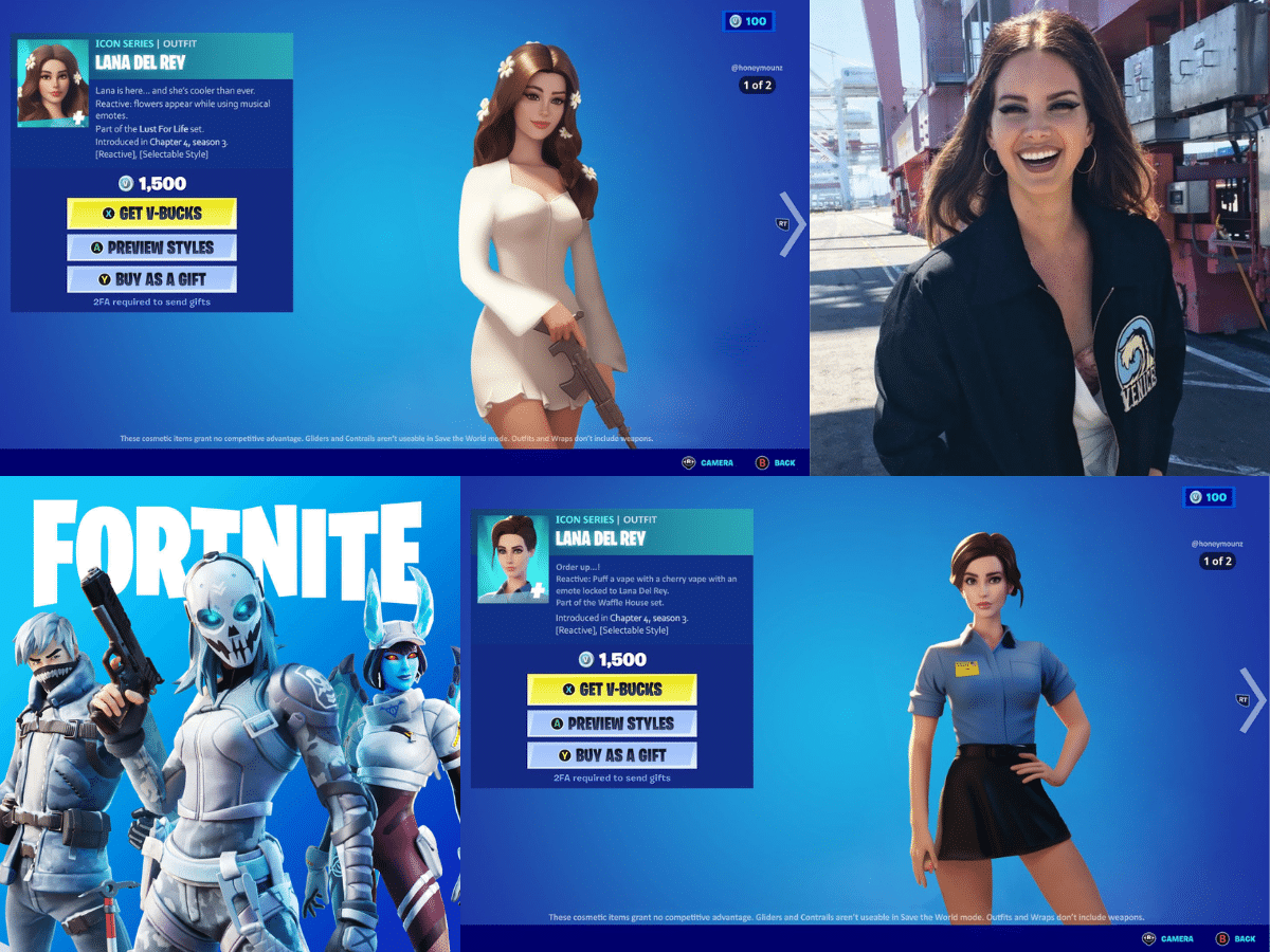 Czy skórka Lany Del Rey jest dostępna w Fortnite?