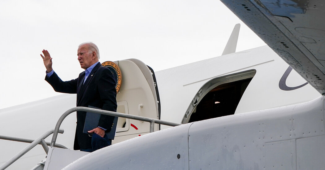 Biden Arrived in Maui to See the Wildfire Devastation