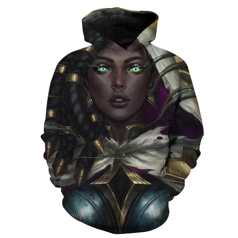 Bluza z kapturem Senna League Of Legends Senna Artwork 3D