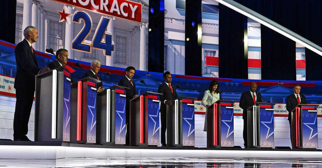 The First Republican Debate - The New York Times