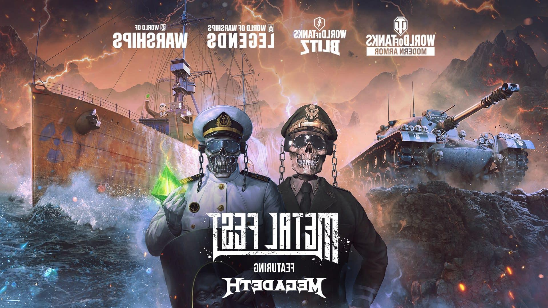 Battleships are adding more metal than you can get to World Of Tanks and World Of Warships. In four games, starting on August 29th, and ending mid-October, heavy metal-themed events will be performed all in the air as far as yours.