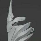 Pobierz darmowy plik STL maski Shena z League of Legends do druku 3D w Cults Creo Gaming