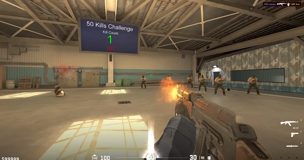 CS2 Aim Training Map: Best Aim Practice Maps for Counter-Strike 2