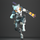 Volpez (Fortnite): Model STL do pobrania na drukarkę 3D w Cults Creo Gaming