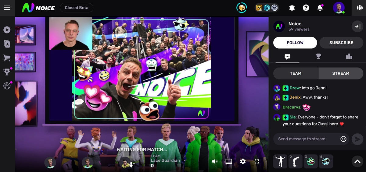 Noice reveals prediction-based gameplay for livestreams
