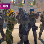 A lineup of counter-terrorist operatives in Counter-Strike 2.