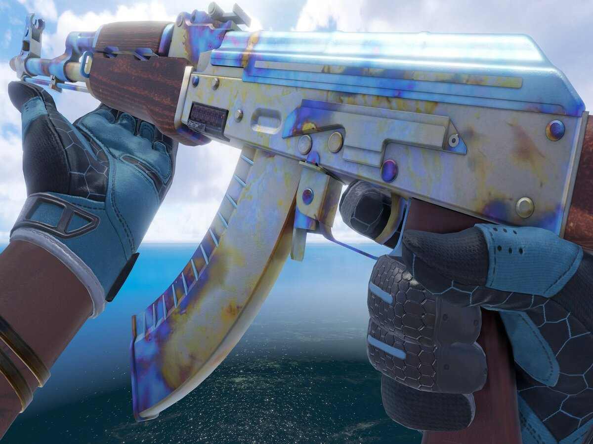 Counter-Strike community finds StatTrak Factory New AK-47 Pattern 661 Blue Gem skin worth approximately $1,000,000