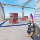 Najlepsze 10 tanich skórek noża CS2, które wciąż świetnie wyglądają A Counter-Strike character shows off a Navaja Knife with a pink fade effect on Vertigo in CS2.