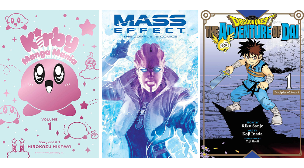 Kirby Manga Mania Cz. 1, Mass Effect: Kompletny komiks, Dragon Quest: The Adventure of Dai Cz. 1