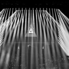 The BLAST Paris Major stadium in black and white.