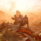 Helldivers 2 zmienił miejsce gier w moim życiu. A group of 3 Helldivers, recently finished killing some bugs, in Helldivers 2.