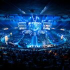 The IEM Dallas 2023 audience sit and watch Counter-Strike.