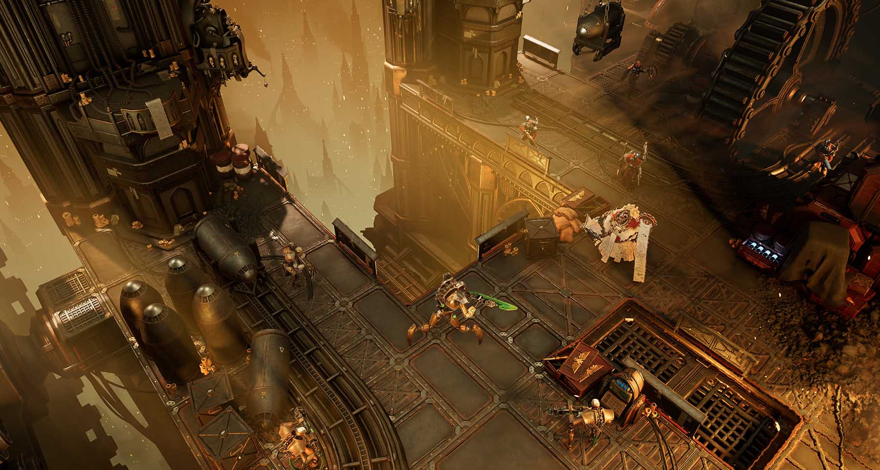 A screenshot from Warhammer Mechanus