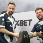 Team Liquid after a win at the Americas RMR for the PGL Copenhagen CS2 Major.