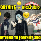 My Hero Academia: rozczarowujący powrót skórek Fortnite x MHA Creo Gaming